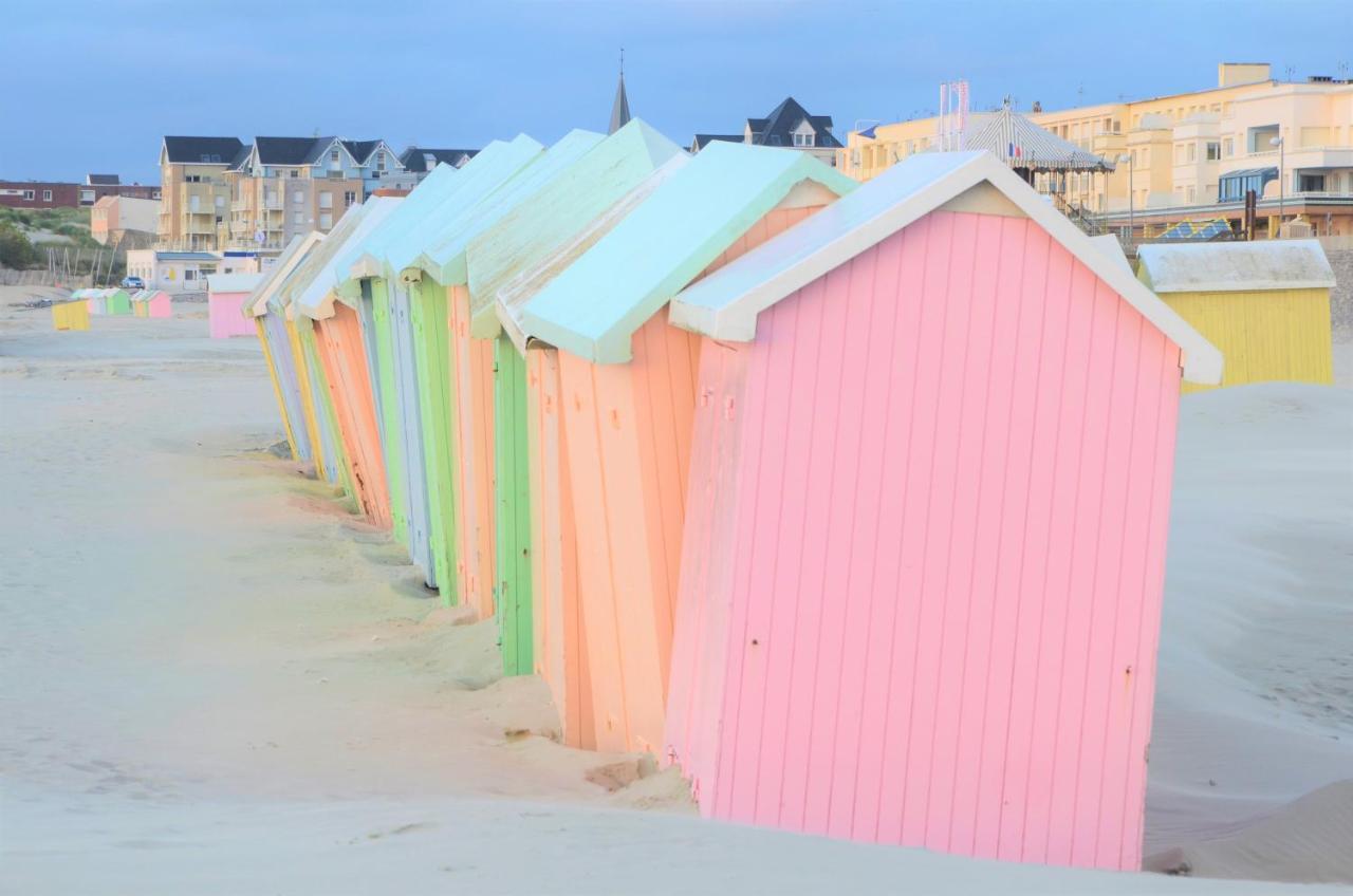 Cozy D'Opale Charmant T1 Bord De Mer Cour Privee Et Clot Wifi 3 Pers Animaux Acceptes Gratuit Apartment Berck Bagian luar foto
